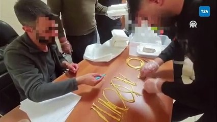 Havalimanında servet ele geçirildi: 66 kilo altın, 107 bin dolar ve 133 bin avro bulundu