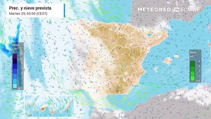 Una borrasca fría aislada generará un primer frente con tormentas fuertes