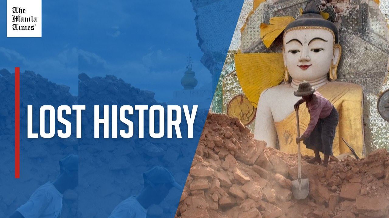 Myanmar heritage falls victim to quake
