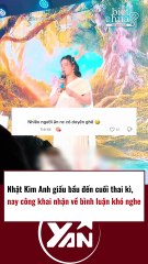 Nhật Kim Anh công khai mang bầu nhận về nhiều bình luận tiêu cực
