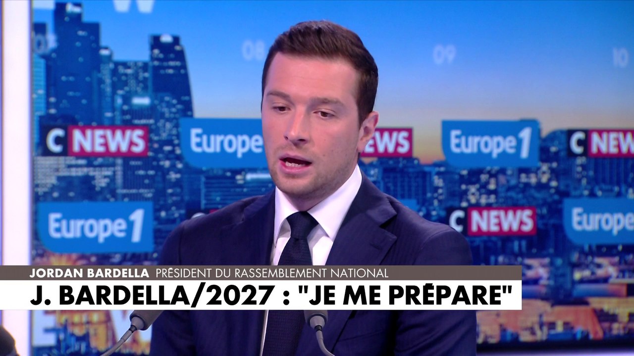 Jordan Bardella : «Marine Le Pen est innocente. Mais si elle est empêchée, je serais son candidat»