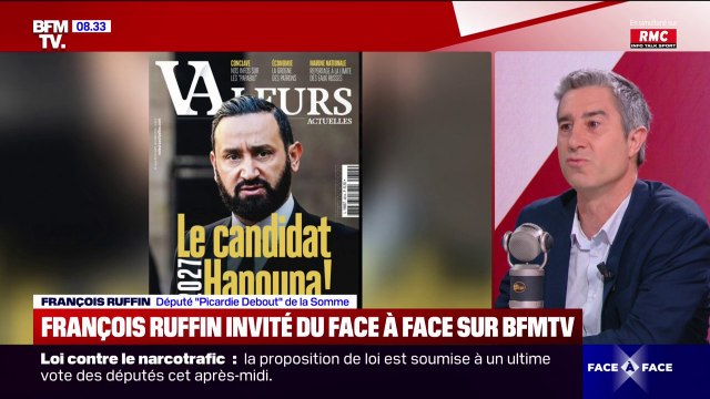 Hypothèse d'une candidature de Cyril Hanouna à la présidentielle de 2027: Ça fait maintenant des années qu'il propage une idéologie dans son émission , estime François Ruffin (Picardie Debout)