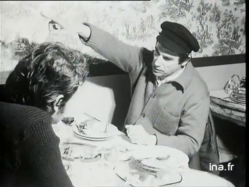 Johnny Hallyday – Reportage sur le Tournage de Point de Chute à Royan (JT 20h – 3 Avril 1970)