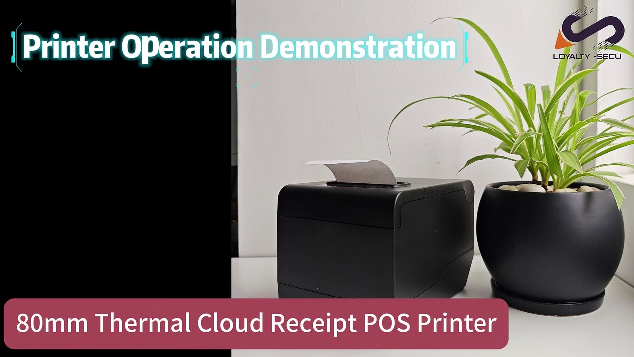 80mm Thermal Cloud Receipt POS Printer | Wi-Fi, Bluetooth, 4G, USB, Ethernet, Multi-Language Printing Support.