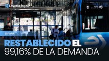 Restablecido el 99,16% de la demanda eléctrica a las 6.00 horas, según Red Eléctrica