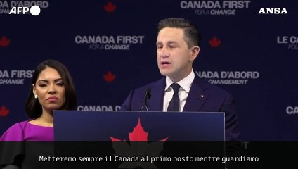 Elezioni Canada, Poilievre: "Lavoreremo per difendere gli interessi del Paese"