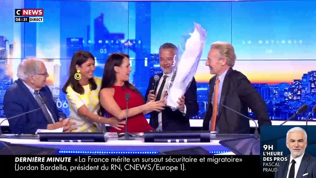 L’émotion d’Alexandra Blanc, la présentatrice météo de CNews, en quittant l’antenne temporairement pour son congé maternité : « Vous allez beaucoup me manquer » - VIDEO
