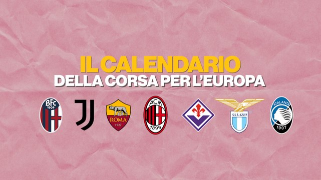 Sei squadre in 6 punti, il Milan insegue: il calendario della corsa per l'Europa