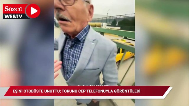Eşini otobüste unuttu! Büyük panik yaşadı