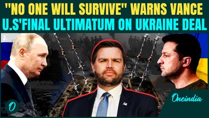 JD Vance: Ukraine Can’t Defeat Russia | "NO ONE WILL SURVIVE" As Peace Deal Hangs After 100 Days