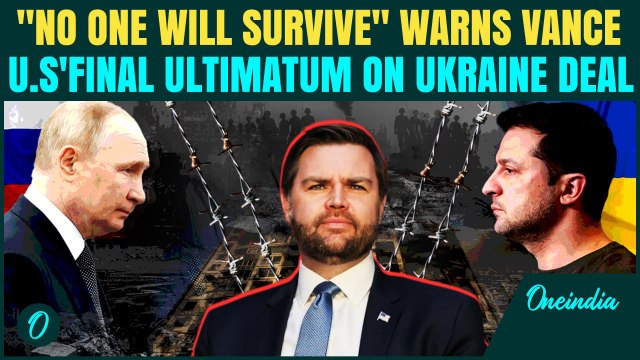 JD Vance: Ukraine Can’t Defeat Russia | NO ONE WILL SURVIVE As Peace Deal Hangs After 100 Days