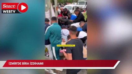 İzmir'de bira izdihamı