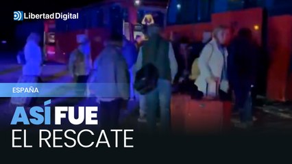 Así ha sido el rescate de una treintena de personas que viajaban en el AVE Madrid- Barcelona