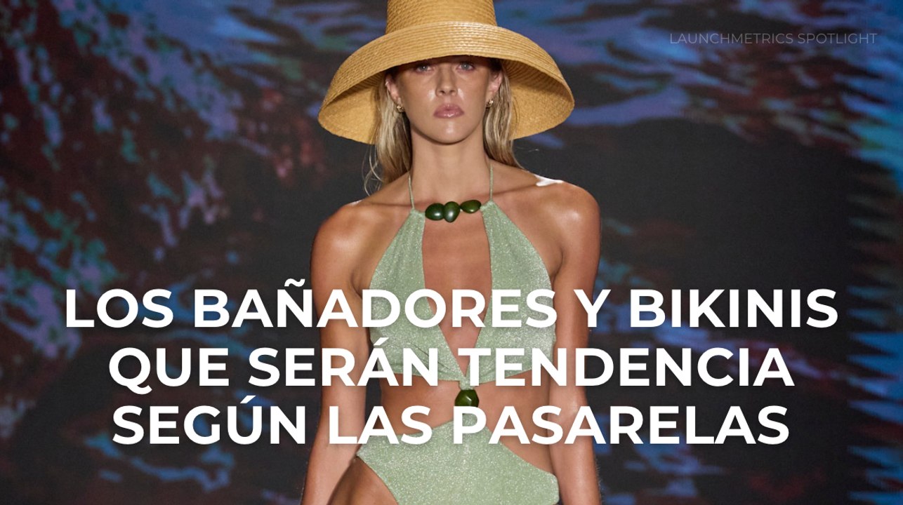 Los bañadores y bikinis que serán tendencia según las pasarelas