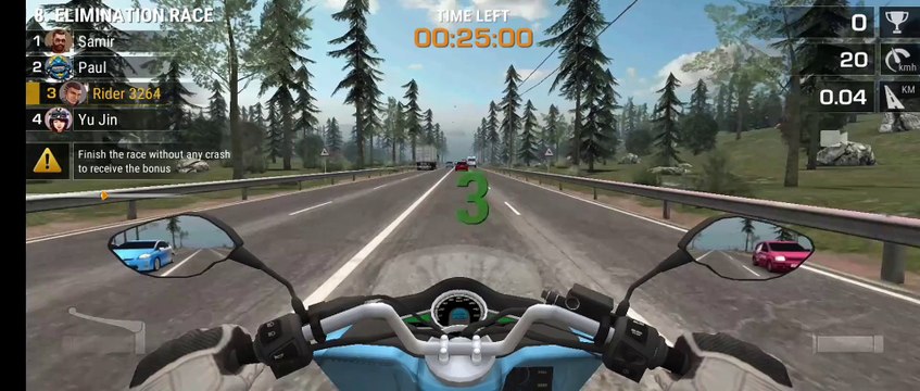 Motorcycle Defeated the Opponent in Just 25 Seconds!