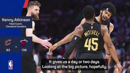 Cavs relieved to earn a break after Heat series sweep