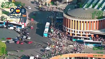 Así se vivió el apagón desde el aire en Madrid