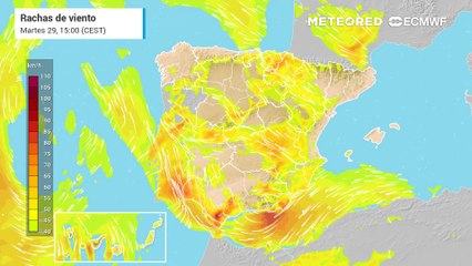 El viento de levante soplará con rachas muy intensas en el Estrecho