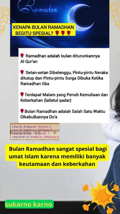 beberapa alasan mengapa bulan Ramadhan begitu istimewa #katakatabijak #news