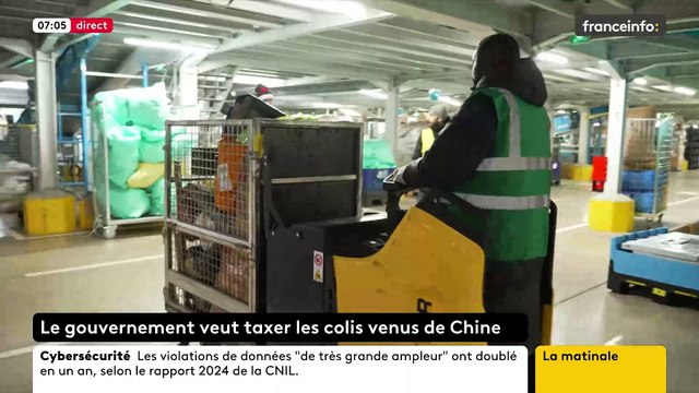 La France propose de faire payer « des frais de gestion » sur chaque petit colis entrant en Europe, dès 2026, pour financer les contrôles appelés à se renforcer face à l’afflux de colis venus de Chine - VIDEO