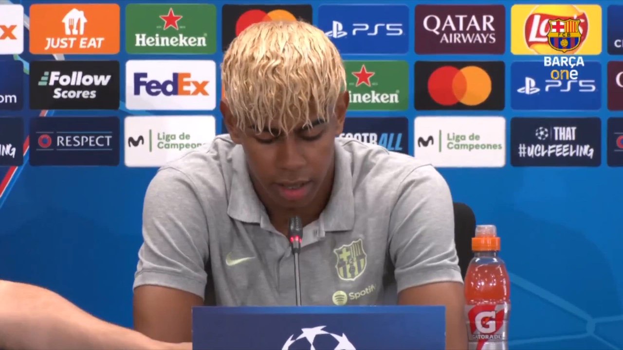 Rueda de prensa completa Lamine Yamal previa al FC Barcelona - Inter de Milán