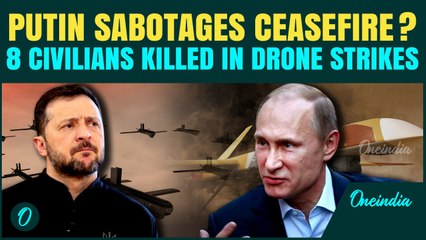Russian Drone Strike Kills 8 Overnight | Is Putin Sabotaging Ceasefire With Civilian Attacks?