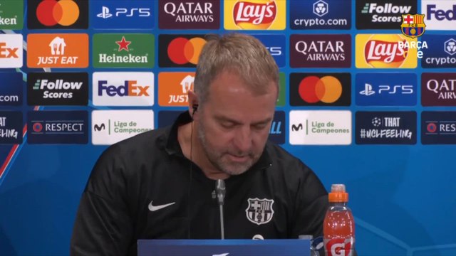 Rueda de prensa Hansi Flick completa en la previa del FC Barcelona - Inter de Milán
