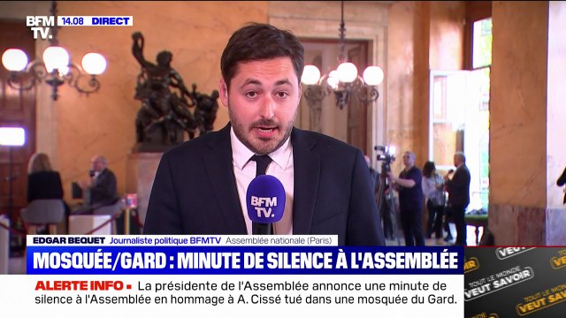 Meurtre dans une mosquée du Gard: une minute de silence aura finalement lieu à l'Assemblée nationale