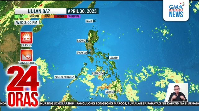 Ilang lugar sa bansa, nakaranas ng pag-ulan sa gitna ng mainit na panahon | 24 Oras