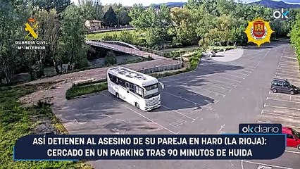 Así detienen al asesino de su pareja en Haro (La Rioja): cercado en un parking tras 90 minutos de huida