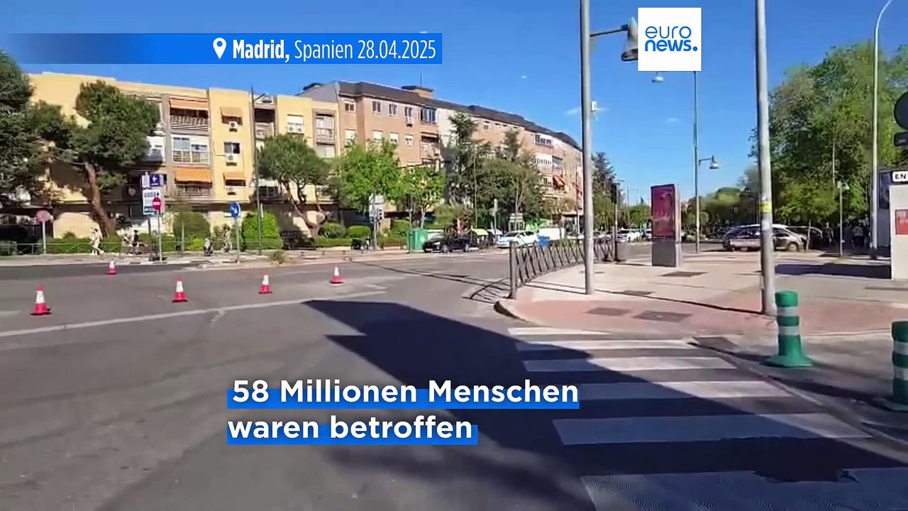 Chaos pur: Wie Einwohner von Madrid und Barcelona den Stromausfall erlebten