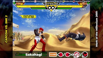 IORI YAGAMI MOVE LIST - Capcom vs. SNK 2 (CVS2)