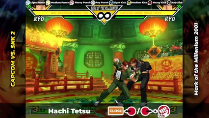 KYO KUSANAGI MOVE LIST - Capcom vs. SNK 2 (CVS2)