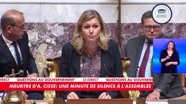 Meurtre d'Aboubakar Cissé : les députés observent une minute de silence à l'Assemblée nationale