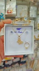 China gold zarcon ring breclet