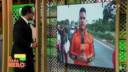 BLOQUEO EN GUARAYOS : TRANSPORTISTAS EXIGEN REUNIRSE CON EL GOBERNADOR