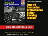 Blues/Jazz Guitar Backing Track Sample BB King Style, Lick