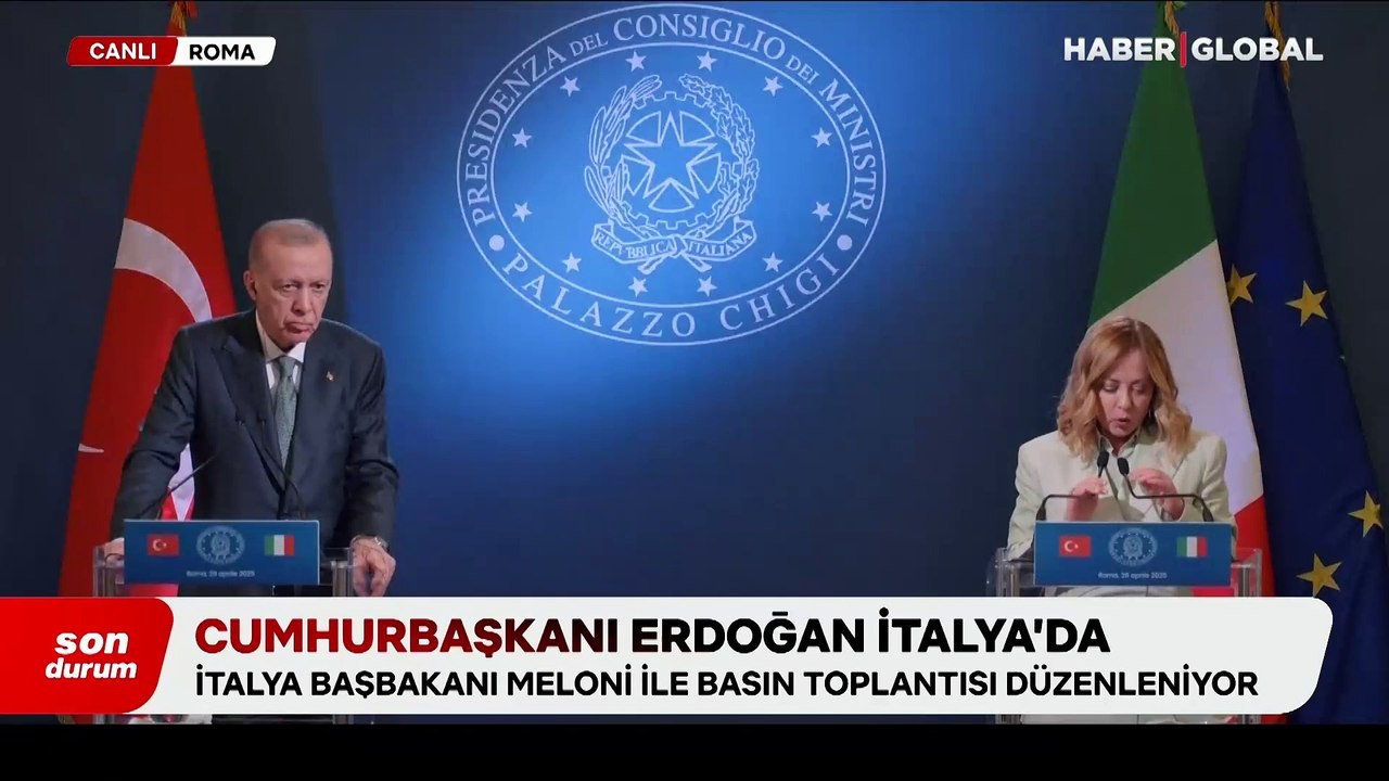 Cumhurbaşkanı Erdoğan: İtalya ile aramızda değerli bir uyum bulunuyor