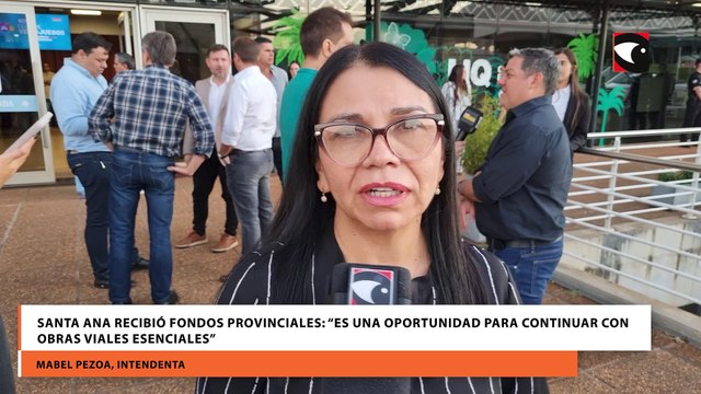 Santa Ana recibió fondos provinciales “Es una oportunidad para continuar con obras viales esenciales”