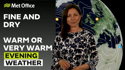 Met Office Evening Weather Forecast 29/04/25 – Dry and mild evening