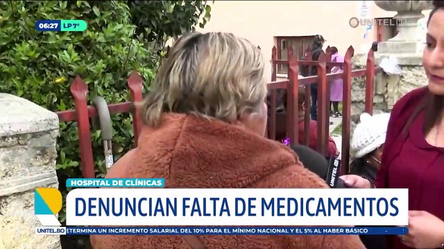 Falta de medicamentos en hospitales de La Paz pone en alerta a los pacientes