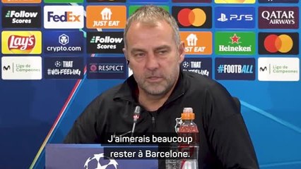 Barcelone - Flick sur son avenir : "J'aimerais beaucoup rester ici"
