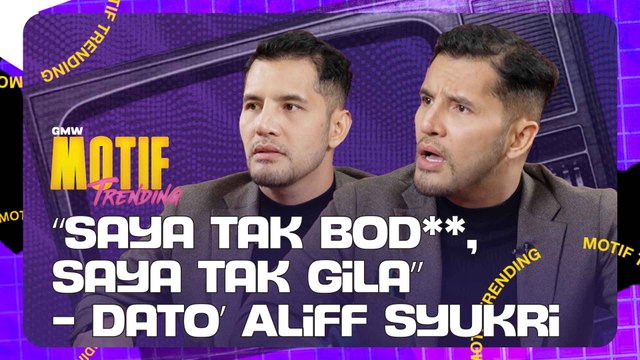 Dato’ Aliff Syukri Elak Bergaduh, Bengang Ada Pihak Yang Provoke? | Motif Trending S4
