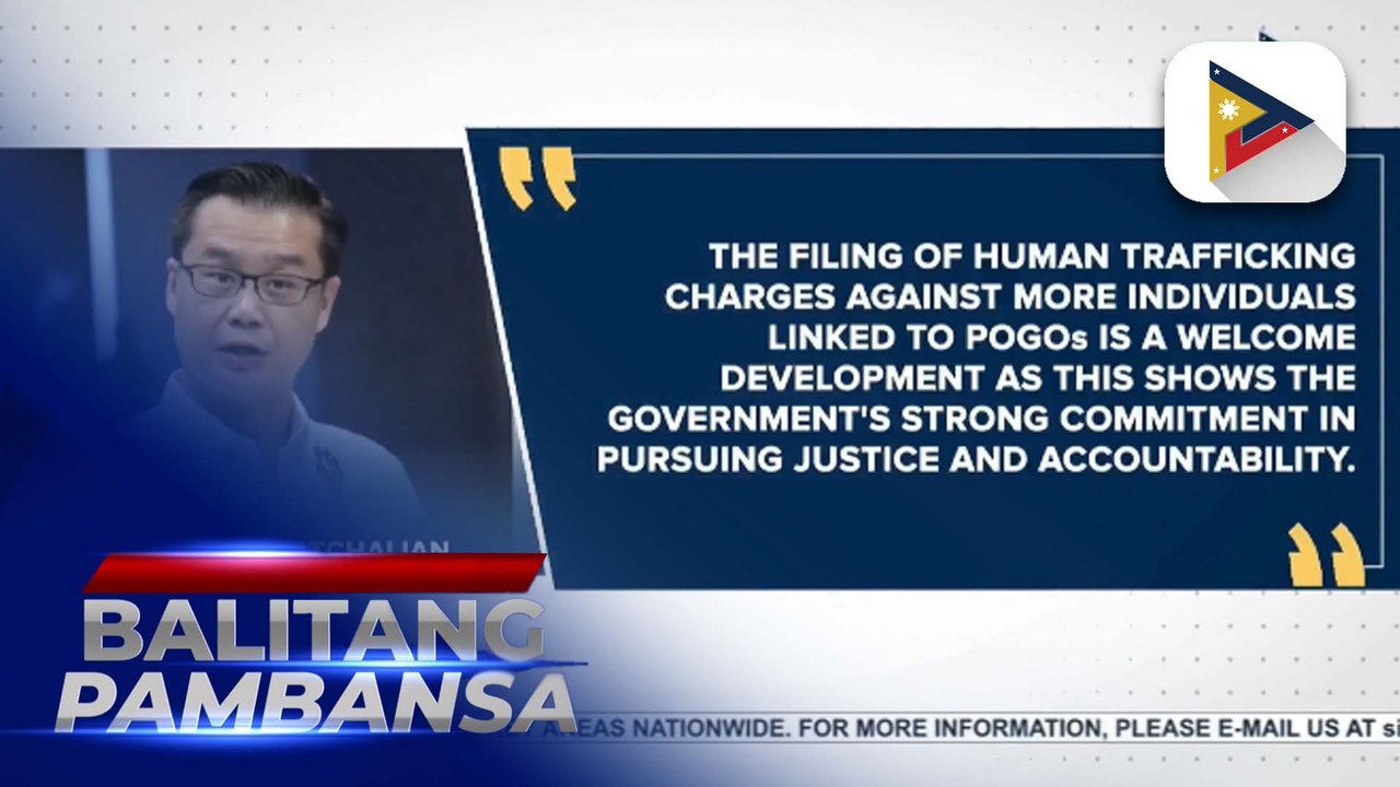 Sen. Gatchalian lauds filing of case vs. individuals supposedly linked with POGO