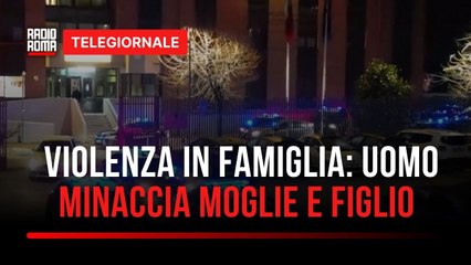 Minaccia moglie e figlio con una mannaia, arrestato 52enne