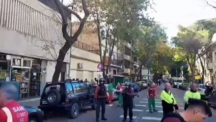Principio de incendio en un edificio de caballito