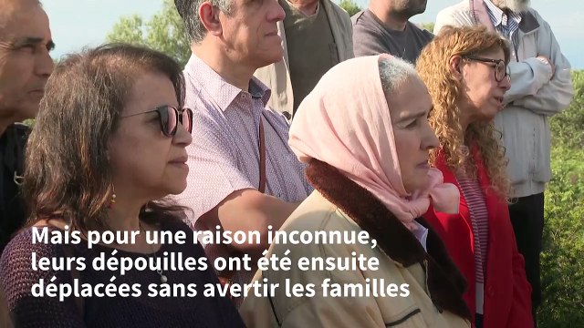 Des familles de harkis découvrent le cimetière déplacé de Rivesaltes