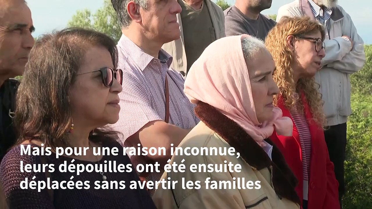 Des familles de harkis découvrent le cimetière déplacé de Rivesaltes