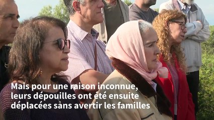 Des familles de harkis découvrent le cimetière déplacé de Rivesaltes