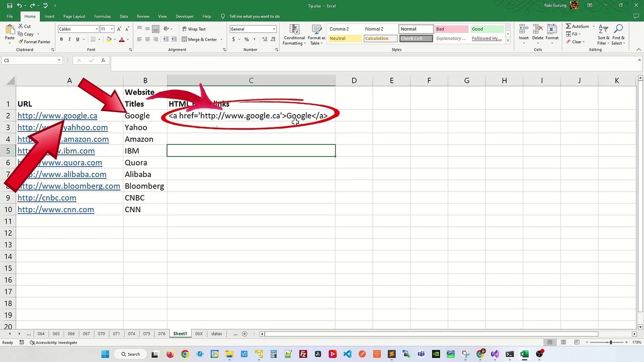 How do I convert a column of URLs to hyperlinks in Excel? - Excel Tips and Tricks
